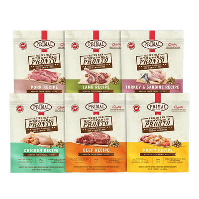 Primal - Frozen Dog Raw Pronto - 4 lb