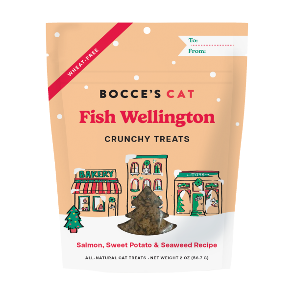 Bocce's Bakery - Fish Wellington Crunchy Treats - Cat Treats