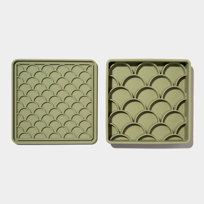 Dogged - 3-in-1 Fish Scale Slow Feeder Bowl