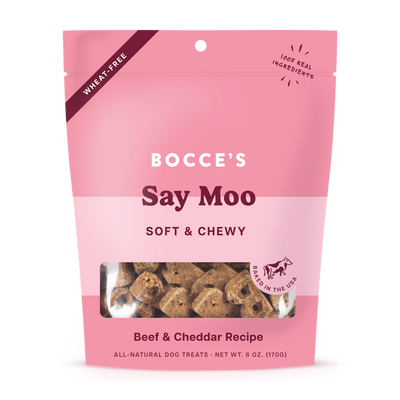 Bocce's Bakery - Say Moo Soft & Chewy Treats - 6oz