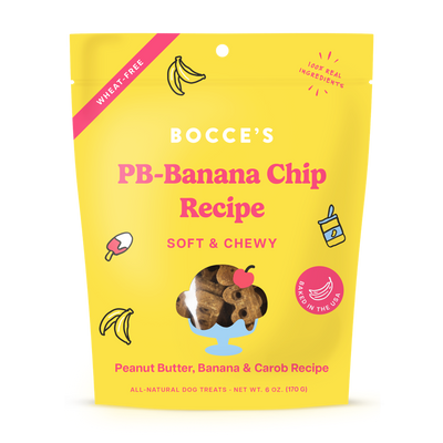 Bocce's Bakery - Peanut Butter Banana Chip Soft & Chewy Treats - 6oz