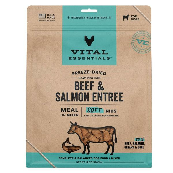 Vital Essentials - Freeze-Dried Dog Entree & Mixer - Soft Nibs