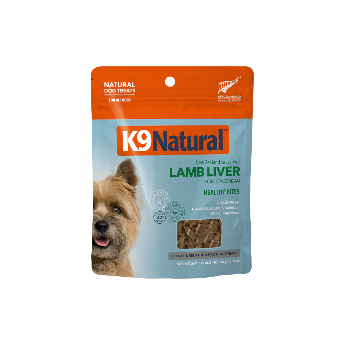K9 Natural - Lamb Liver Healthy Bites Dog Treats