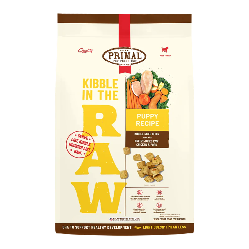 Primal - Kibble In The Raw - Freeze-Dried Dog Food