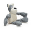 HuggleHounds - Roscoe HuggleMutt Knottie Plush Dog Toy