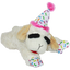 Multipet - Lamb Chop With Birthday Hat Dog Toy - Original Style