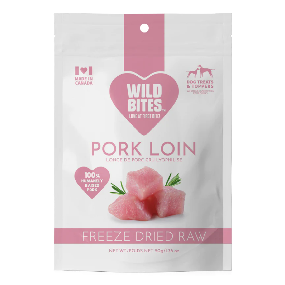 Wild Bites - Freeze Dried - Pork Loin - 50g