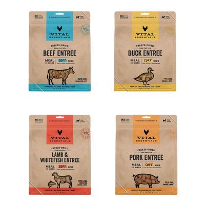 Vital Essentials - Freeze-Dried Dog Entree & Mixer - Soft Nibs