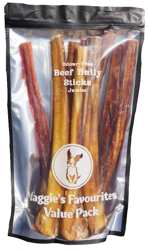 Maggie s Favourites Beef Bully Sticks Value Packs 12 Jumbo 9 pieces