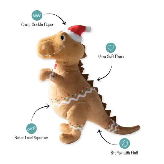 Fringe - Cookie-Saurus Dog Toy