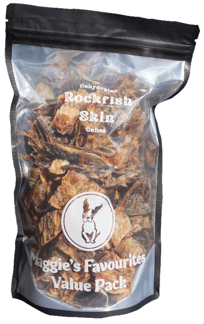 Maggie's Favourites - Rockfish Dehydrated Skin Cubes - Value Pack