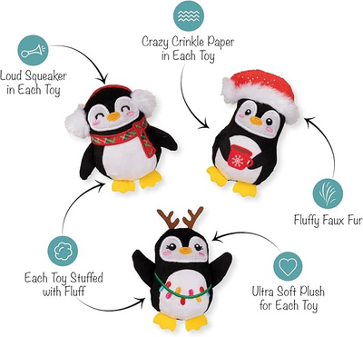 Fringe - Waddle Squad 3pk Small Dog Toy