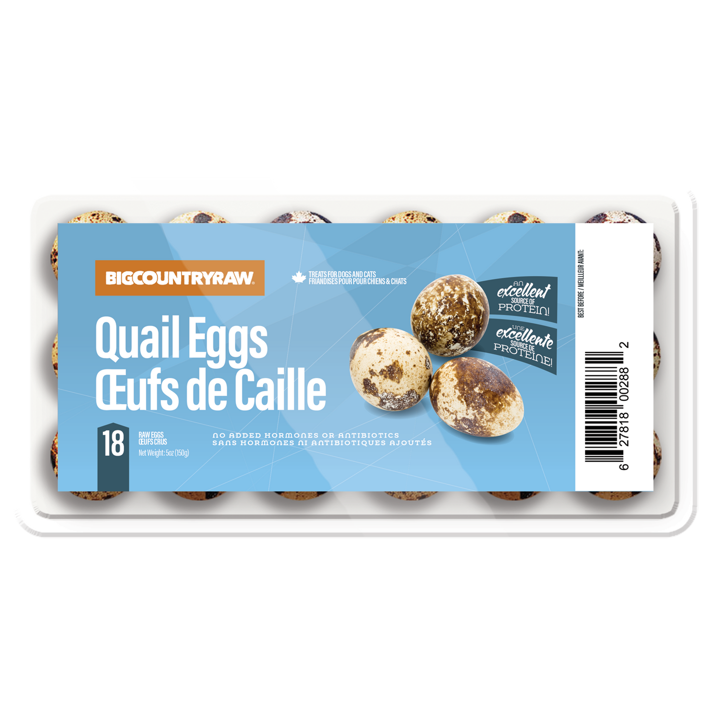 Big Country Raw - Frozen Quail Eggs