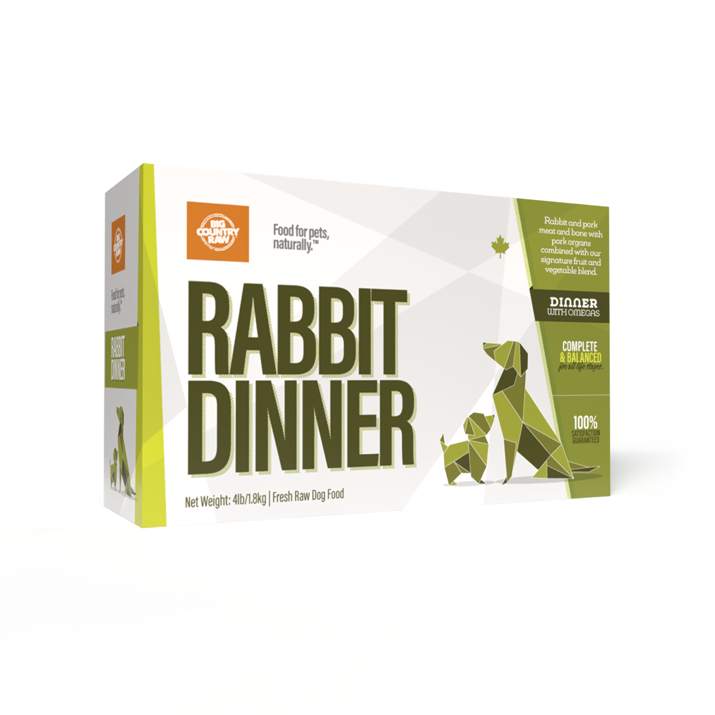 Big Country Raw - 4 lb Dinner Cartons