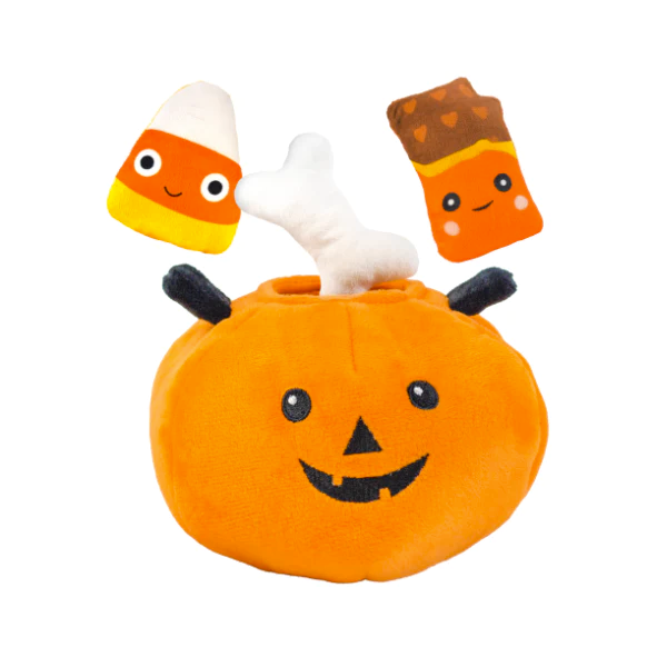 Patchwork Pet - Halloween Trick or Treat Pumpkin with Candy