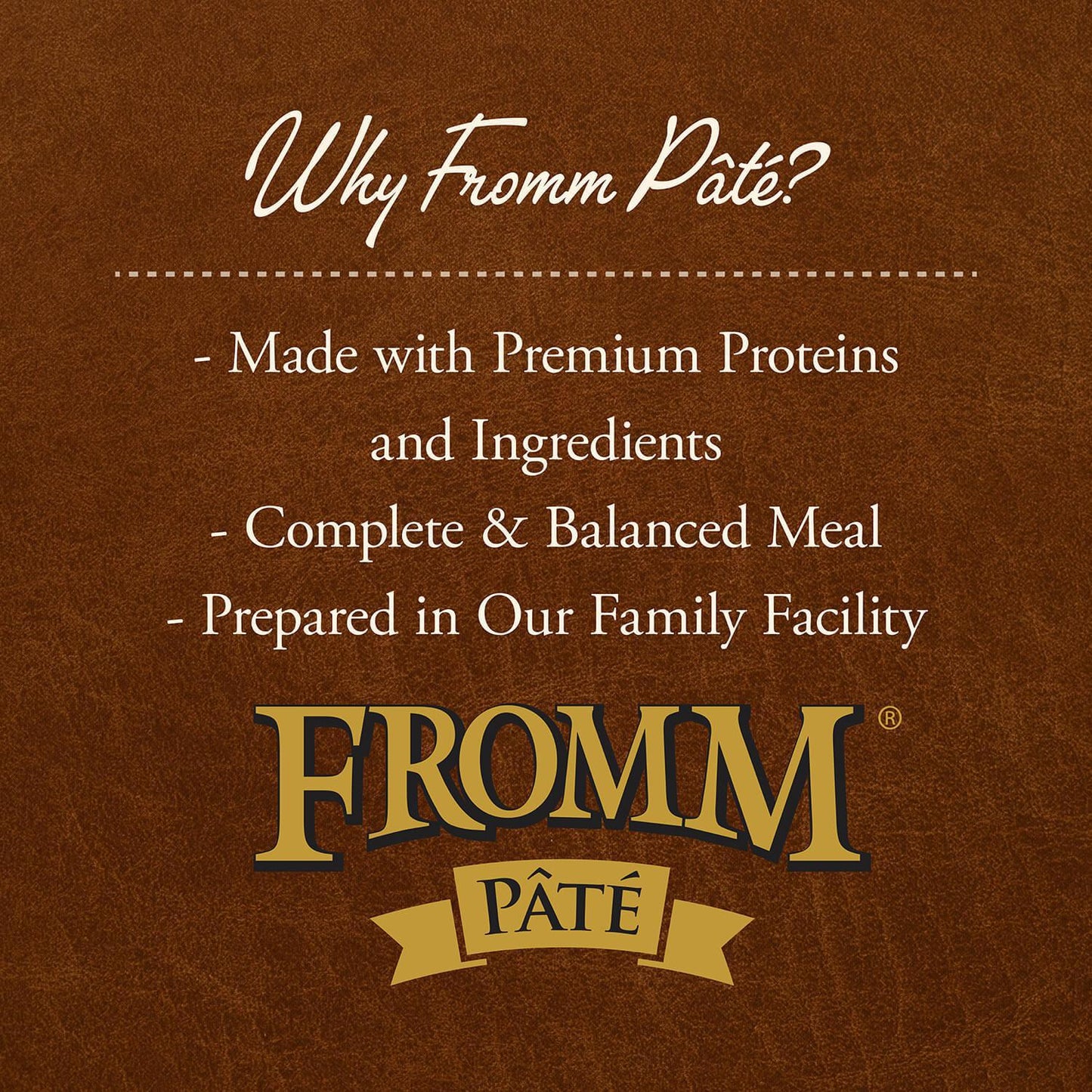 Fromm - Wet Dog Food - Pate
