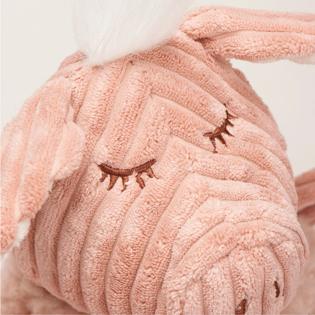 HuggleHounds - Penelope Pig HuggleFleece FlufferKnottie Plush Dog Toy