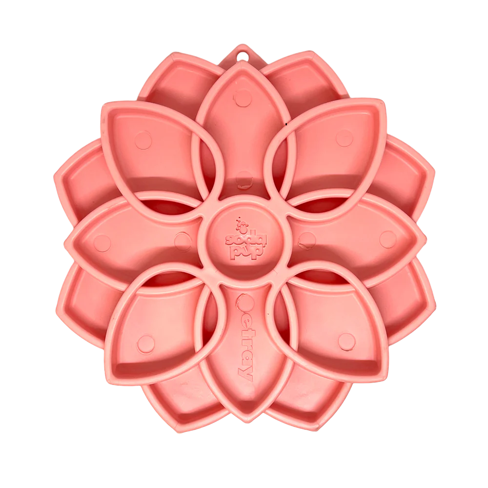 SodaPup - Mandala Softie Enrichment Tray with Suction Cups