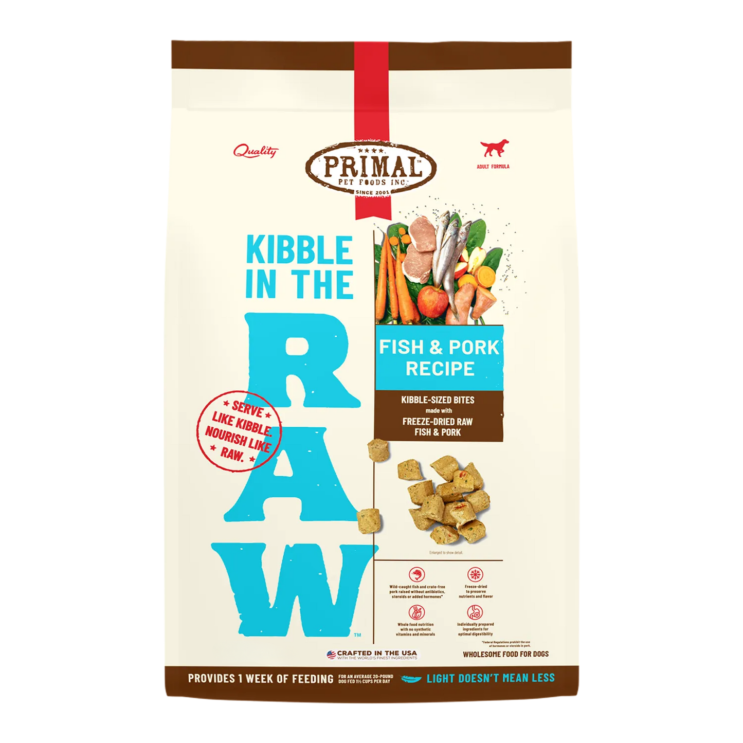 Primal - Kibble In The Raw - Freeze-Dried Dog Food