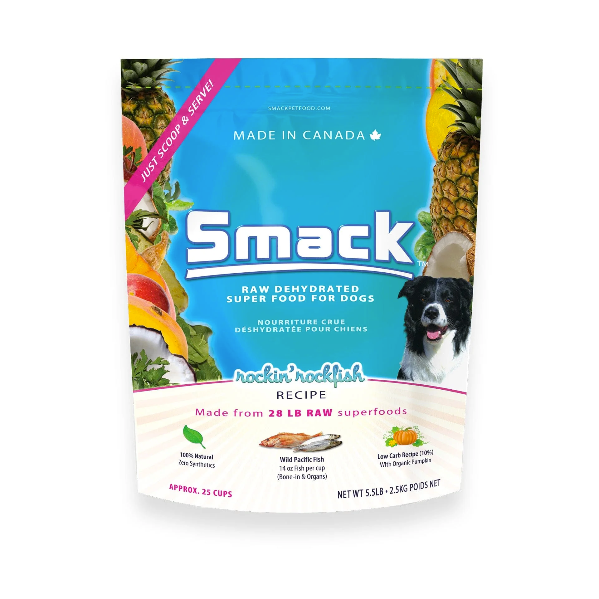 Smack Dehydrated Raw Dog Food