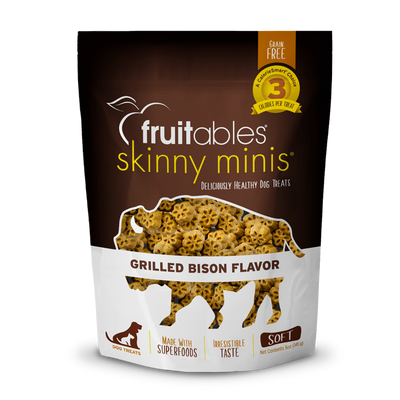 Fruitables - Grilled Bison - Skinny Minis Treats