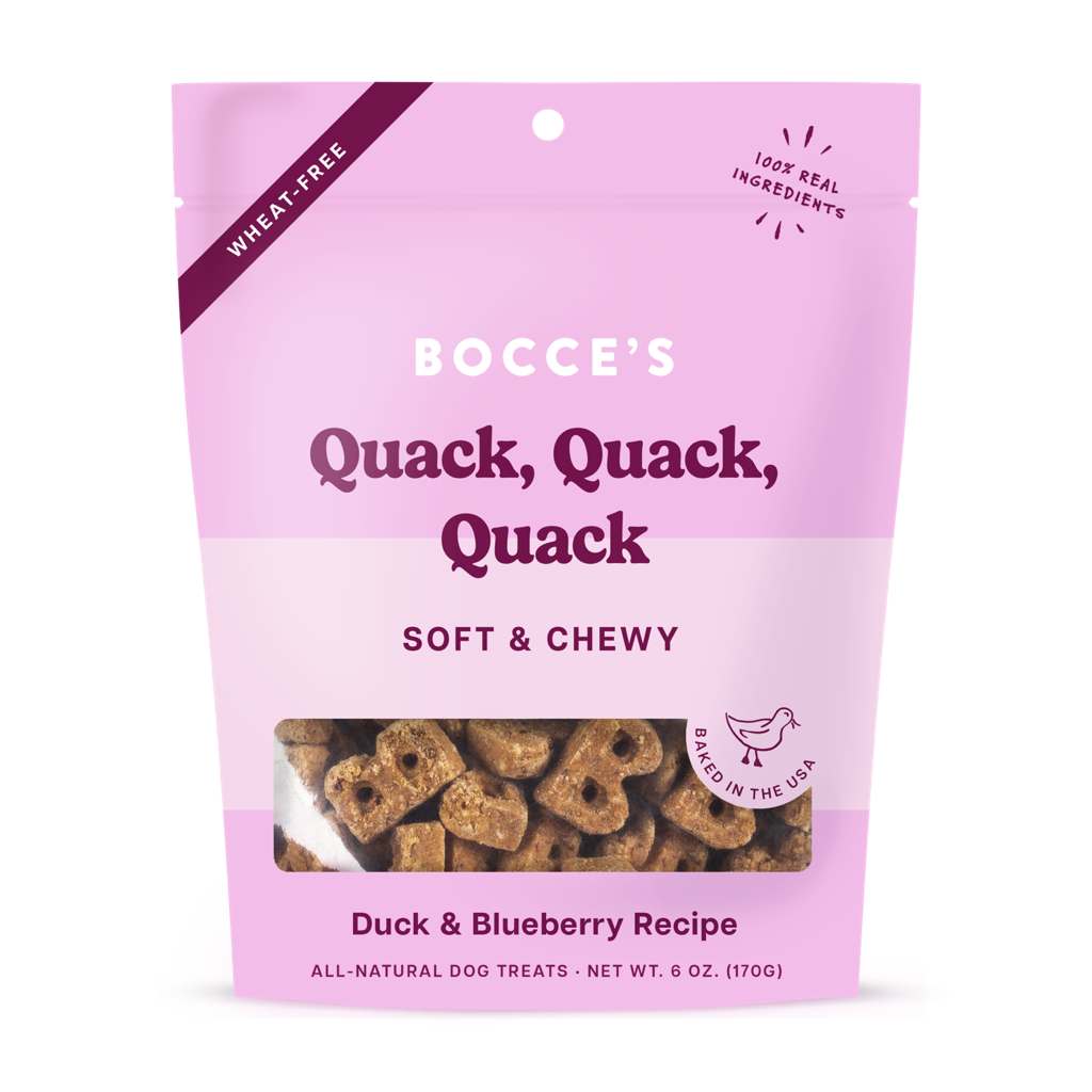 Bocce's Bakery - Quack Quack Quack Soft & Chewy Treats - 6oz