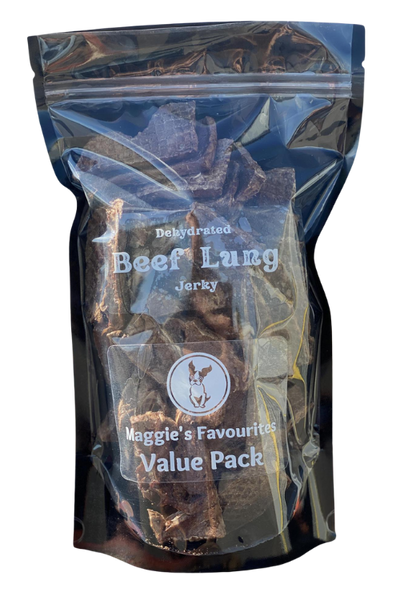 Maggie's Favourites - Dehydrated Beef Lung Bites  - Value Pack