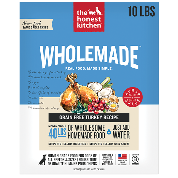 The Honest Kitchen - Wholemade Grain Free - Dehydrated Dog Food