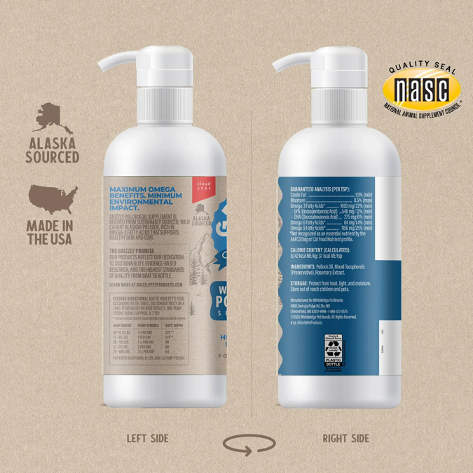 Grizzly Pet Products - Pollock Oil Supplement