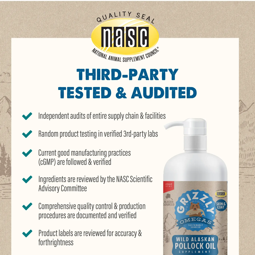 Grizzly Pet Products - Pollock Oil Supplement