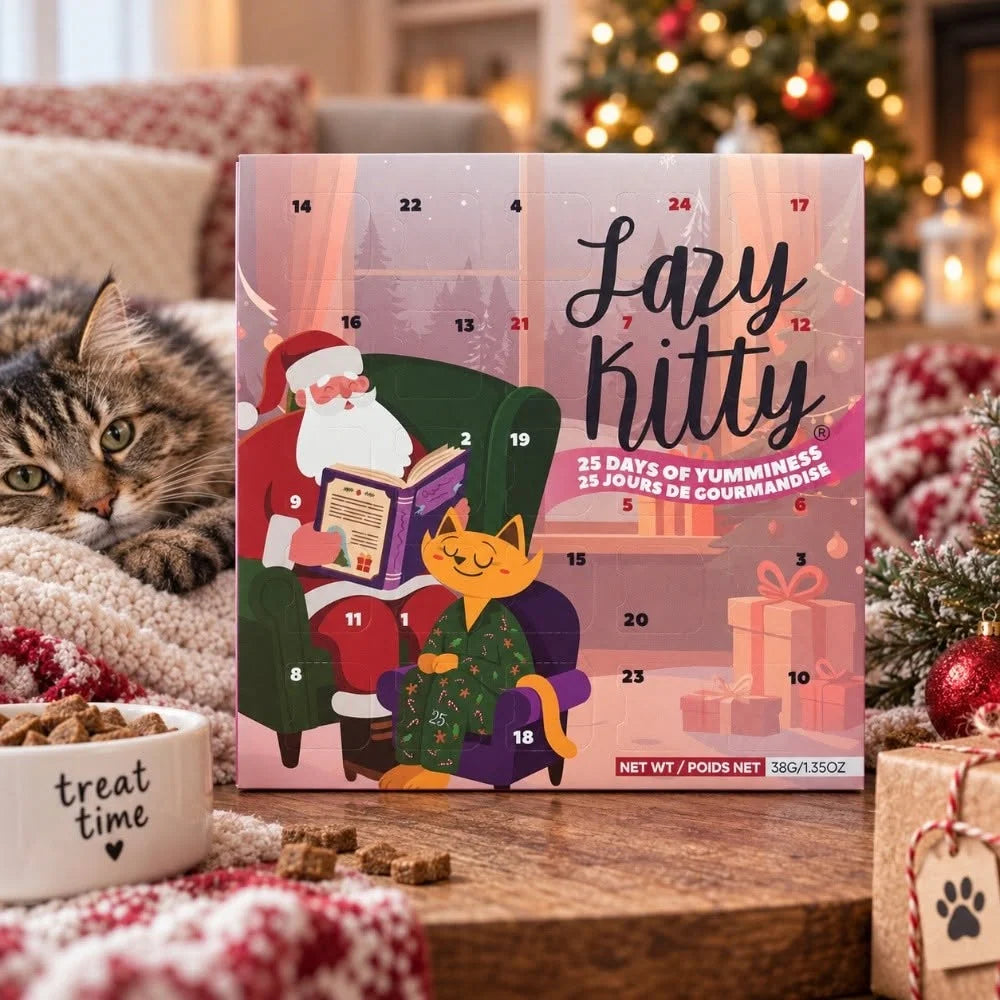 Lazy Kitty - Cat Treat Advent Calendar