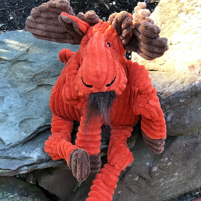 HuggleHounds - Morris Moose Knottie Plush Dog Toy