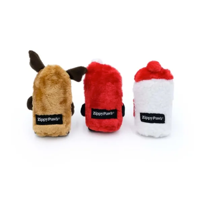 Zippy Paws - Holiday Squeakie Buddies - Pack of 3