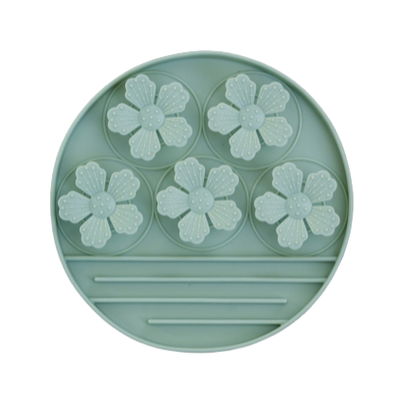 Dexypaws - Flower Hide & Seek Slow Feeder - Sage Green