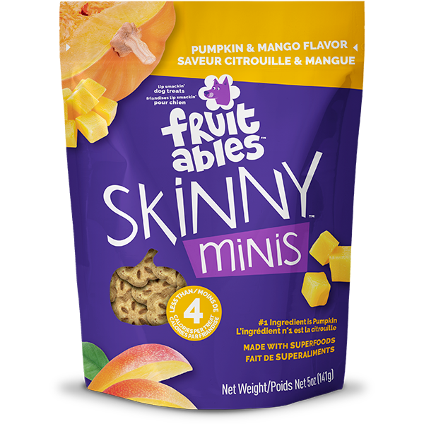 Fruitables - Pumpkin & Mango - Skinny Minis Treats