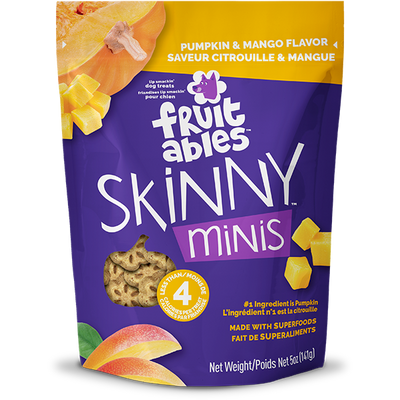 Fruitables - Pumpkin & Mango - Skinny Minis Treats