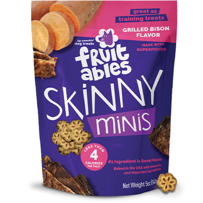 Fruitables - Grilled Bison - Skinny Minis Treats