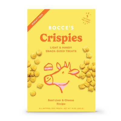 Bocce's Bakery - Beef Liver & Cheese Crispies - 10oz