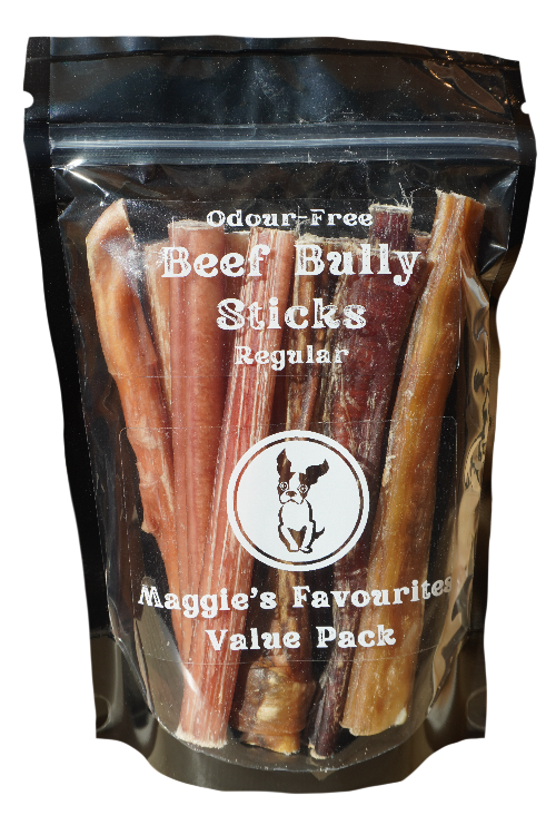 Maggie s Favourites Beef Bully Sticks Value Packs 6 Regular 12 pieces