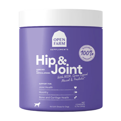 Open Farm - Dog Supplement Hip & Joint Chews - 90 ct