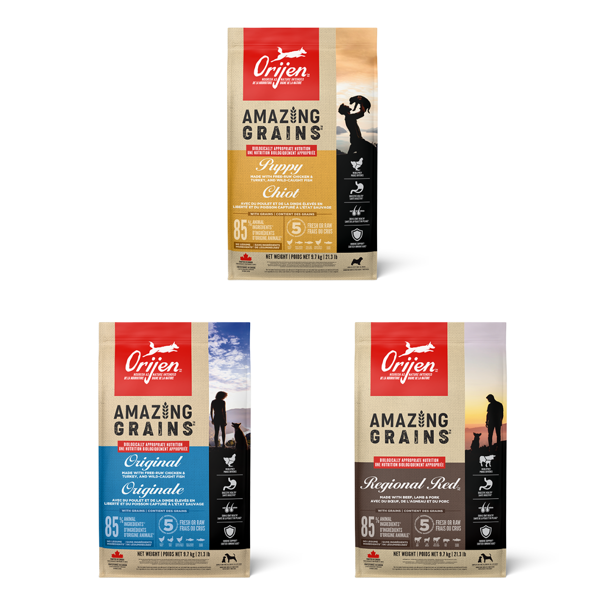 Orijen - Amazing Grains - Dry Dog Food
