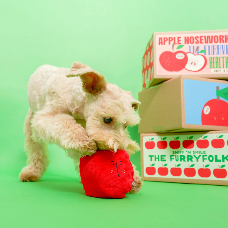 The Furryfolks - Apple Nosework Dog Toy