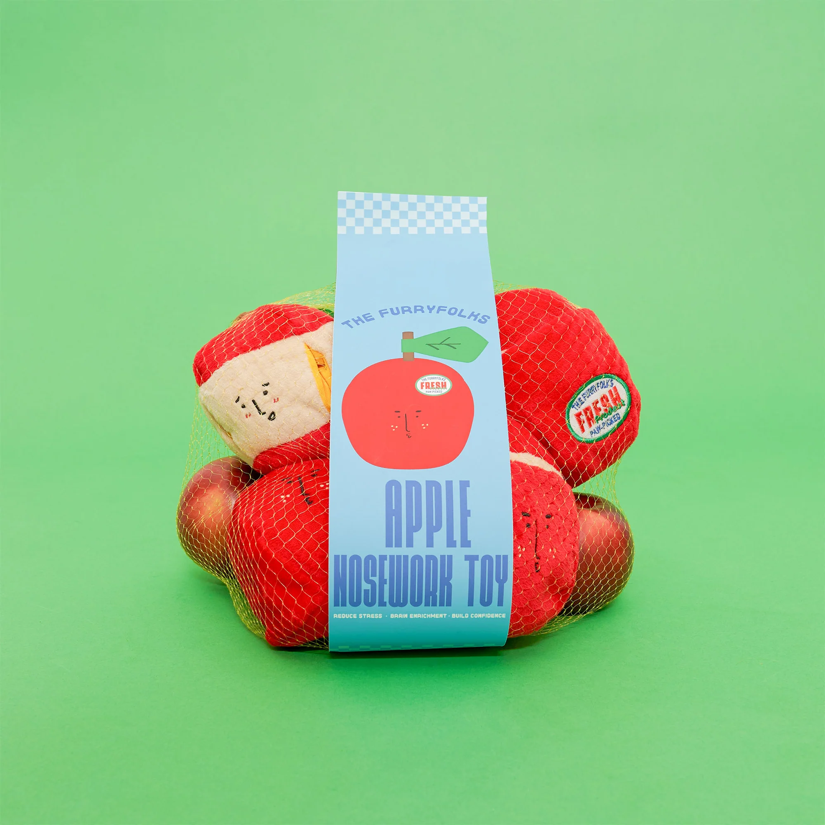 The Furryfolks - Apple Nosework Dog Toy