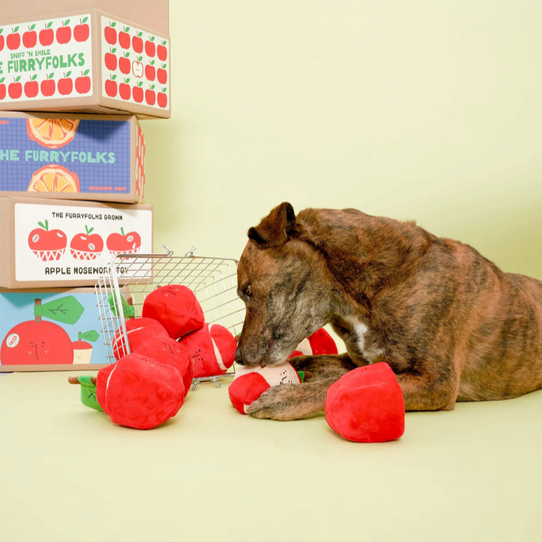 The Furryfolks - Apple Nosework Dog Toy