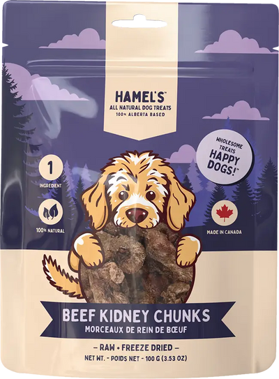 Hamel's - Freeze-Dried Beef Kidney Chunks - Dog Treats