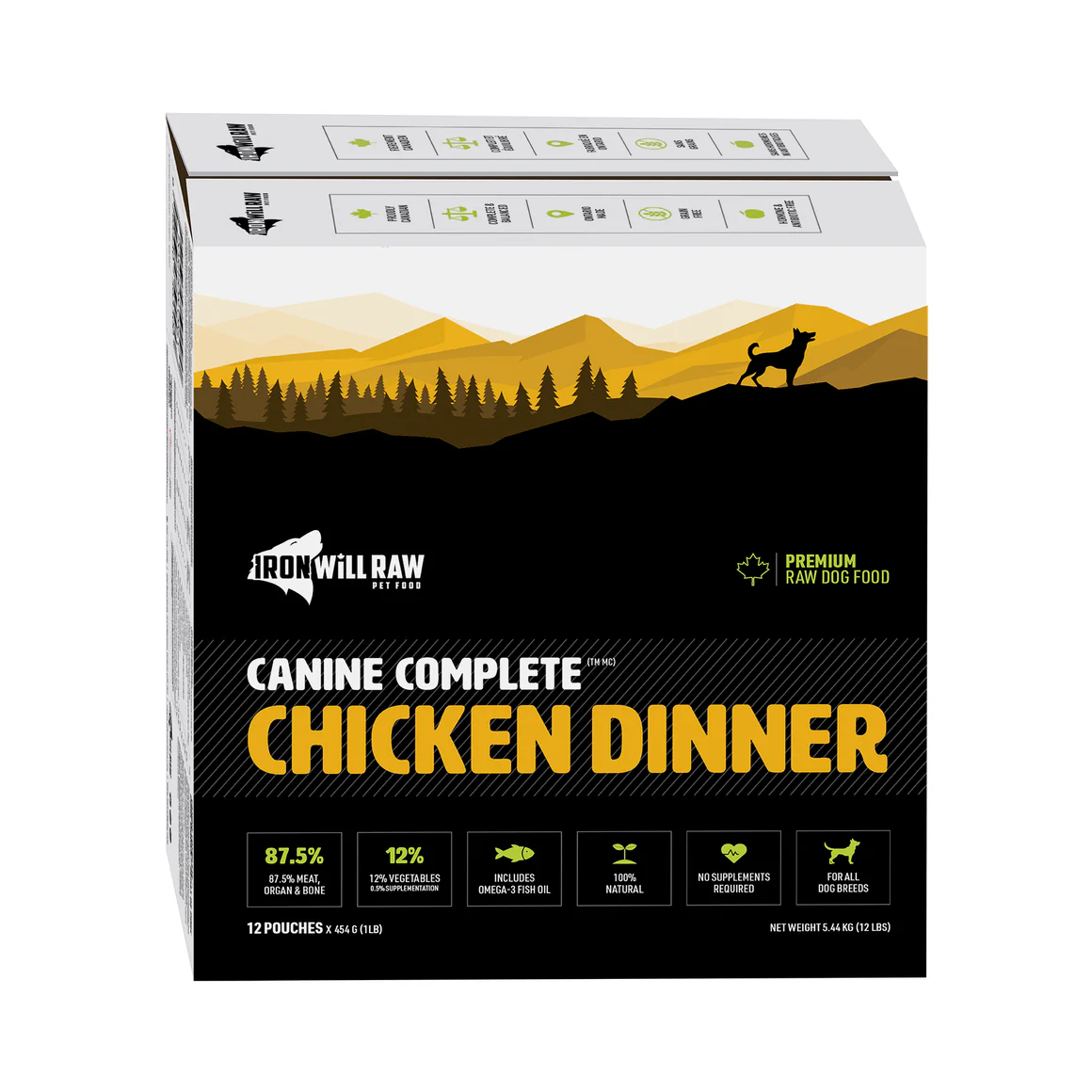 Iron Will Raw - Canine Complete Dinner - Raw Dog Food