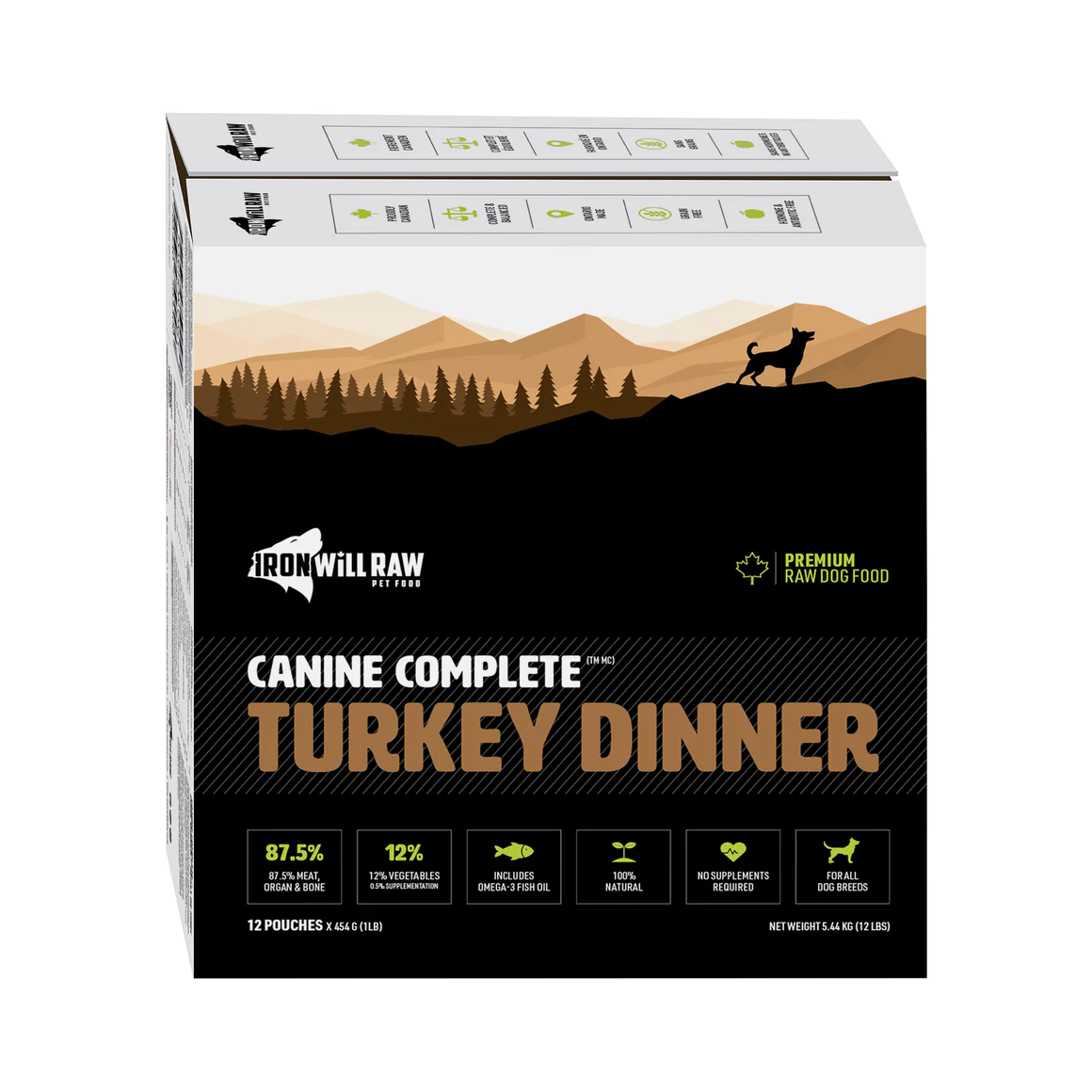 Iron Will Raw - Canine Complete Dinner - Raw Dog Food