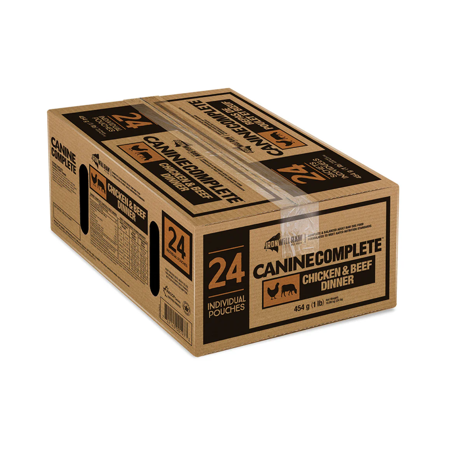 Iron Will Raw - Canine Complete - 24 lb Bulk Case