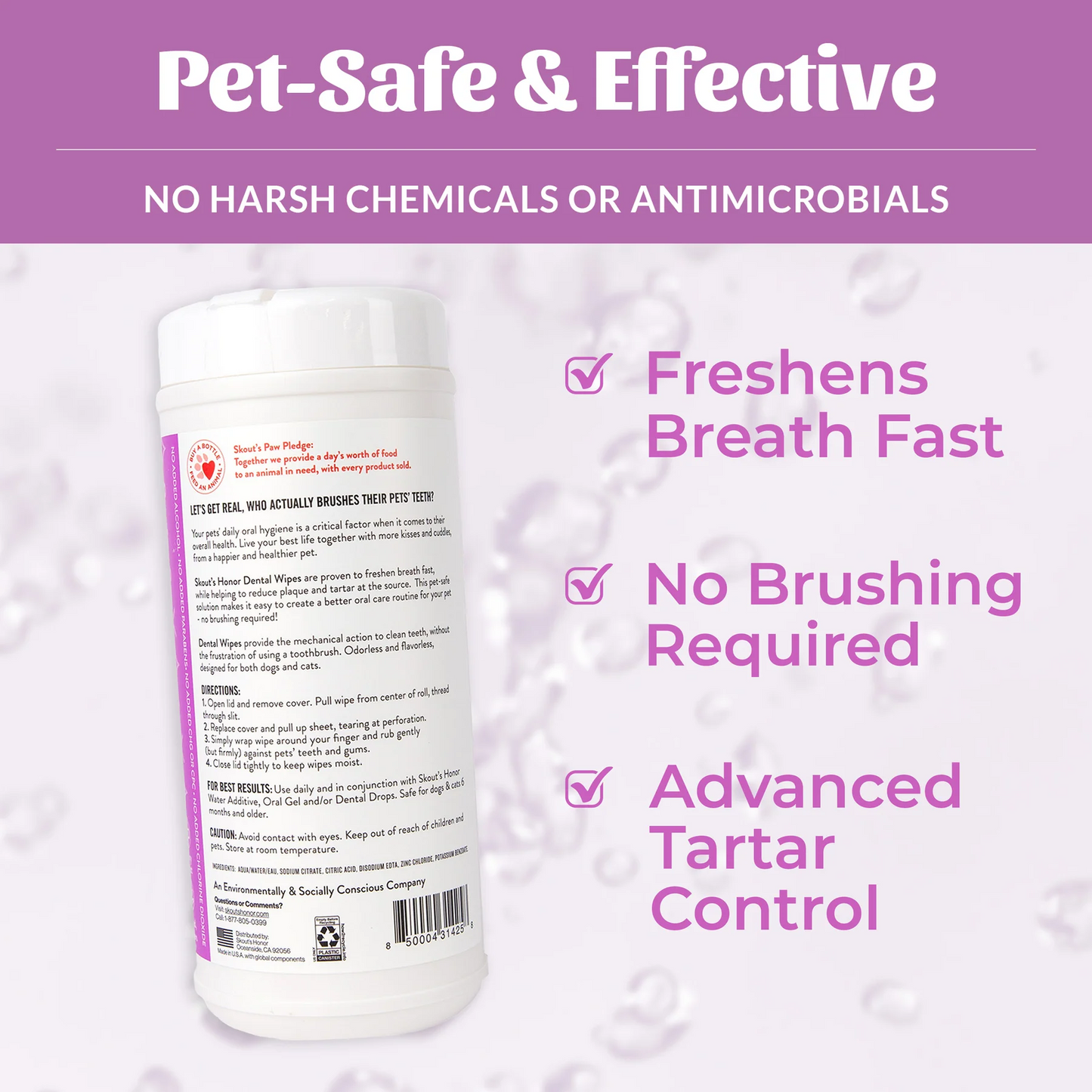 Skout's Honor - Dental Wipes