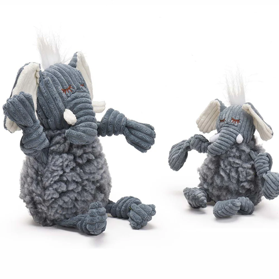 HuggleHounds - Ellamae Elephant Plush Dog Toy